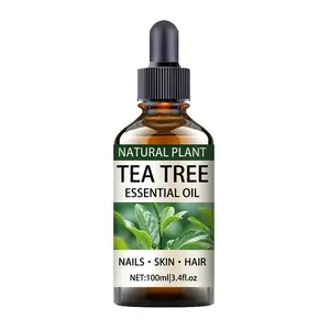 100ml Tea Tree Essential Oil - Natural, hypoallergenic, 100% pure and undiluted, Aromatherapy, Therapeutic, suitable for skin care, hair, nails, face, body. Suitable for all skin types (including dry and sensitive skin), suitable for both men and women