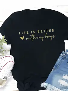 Life Will Be Better, My, Mom, Mom Shirt, Mom Life, Mother'S Day Gift Number