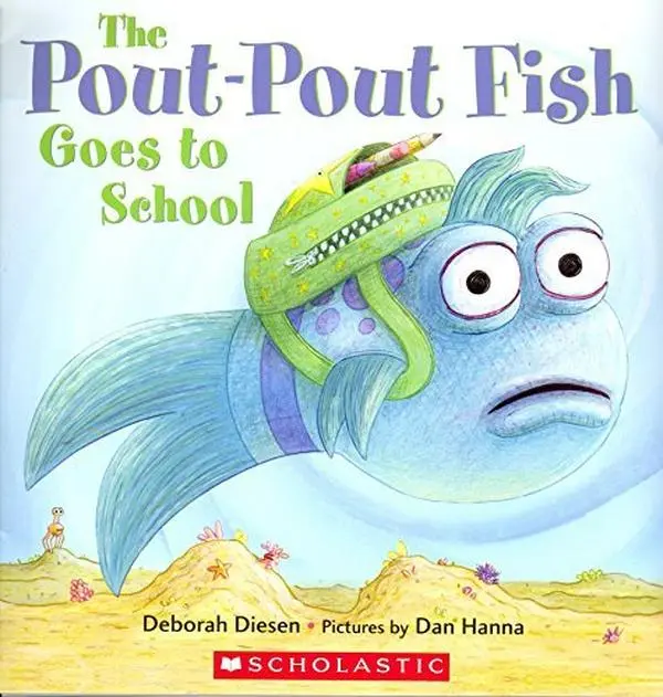 USED Book - The Pout-Pout Fish Goes to School by Deborah Diesen (Paperback) - english