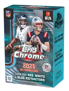 2025 Topps Chrome Football Blaster Box