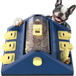 KADTC Dog Puzzle Toy, Large Size, 2 Levels of Challenge, Paw-Activated Rolling Treat Dispenser, Slow Feeder & Mental Stimulation for Small/Medium Dogs Enrichment Toys