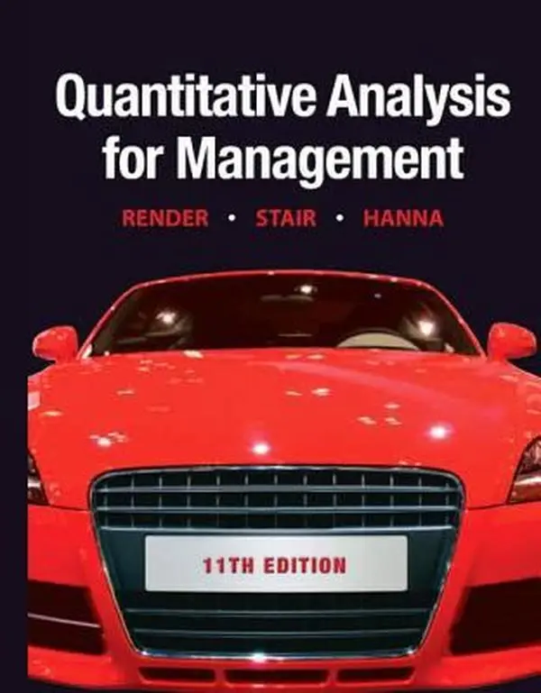 USED Book - Quantitative Analysis for Management by Barry Render (Hardcover) - english