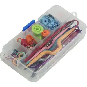 New Basic Knitting Tools Accessories Supplies with Case Knit Kit