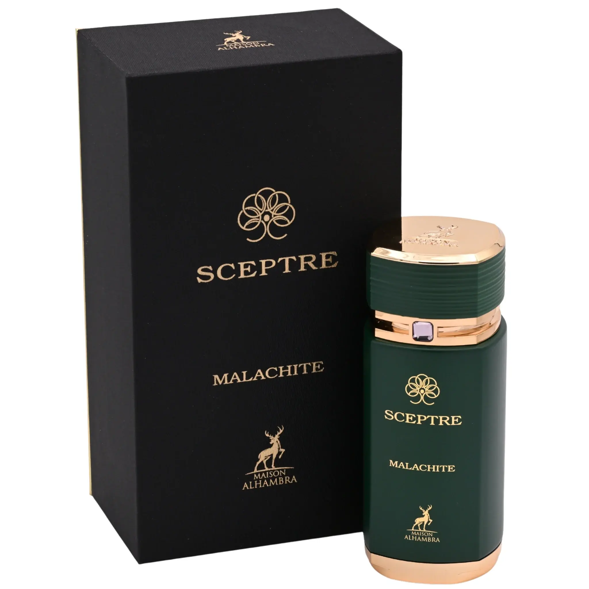 Maison Alhambra Sceptre Malachite Eau de Parfum Spray, Unisex, 3.4 oz (100ml)