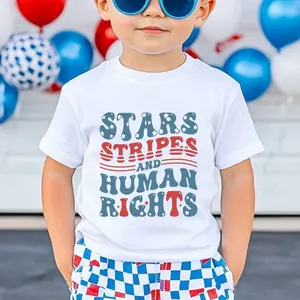 Adult And Youth T-shirt, Stars Stripes And Human Rights Toddler Shirt, Retro 4th Of July T-shirt, Liberal American Shirt, Patriotic Kids Gift, American Shirt