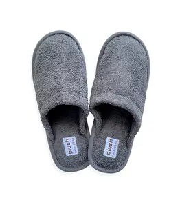 Plush Pure Bliss Organic Terry Slippers - Soft Round Toe Summer Footwear for Women - Certified Organic G.O.T.S. Terry from Turkey - Ultra Soft & Absorbent - Perfect for Sweaty Feet