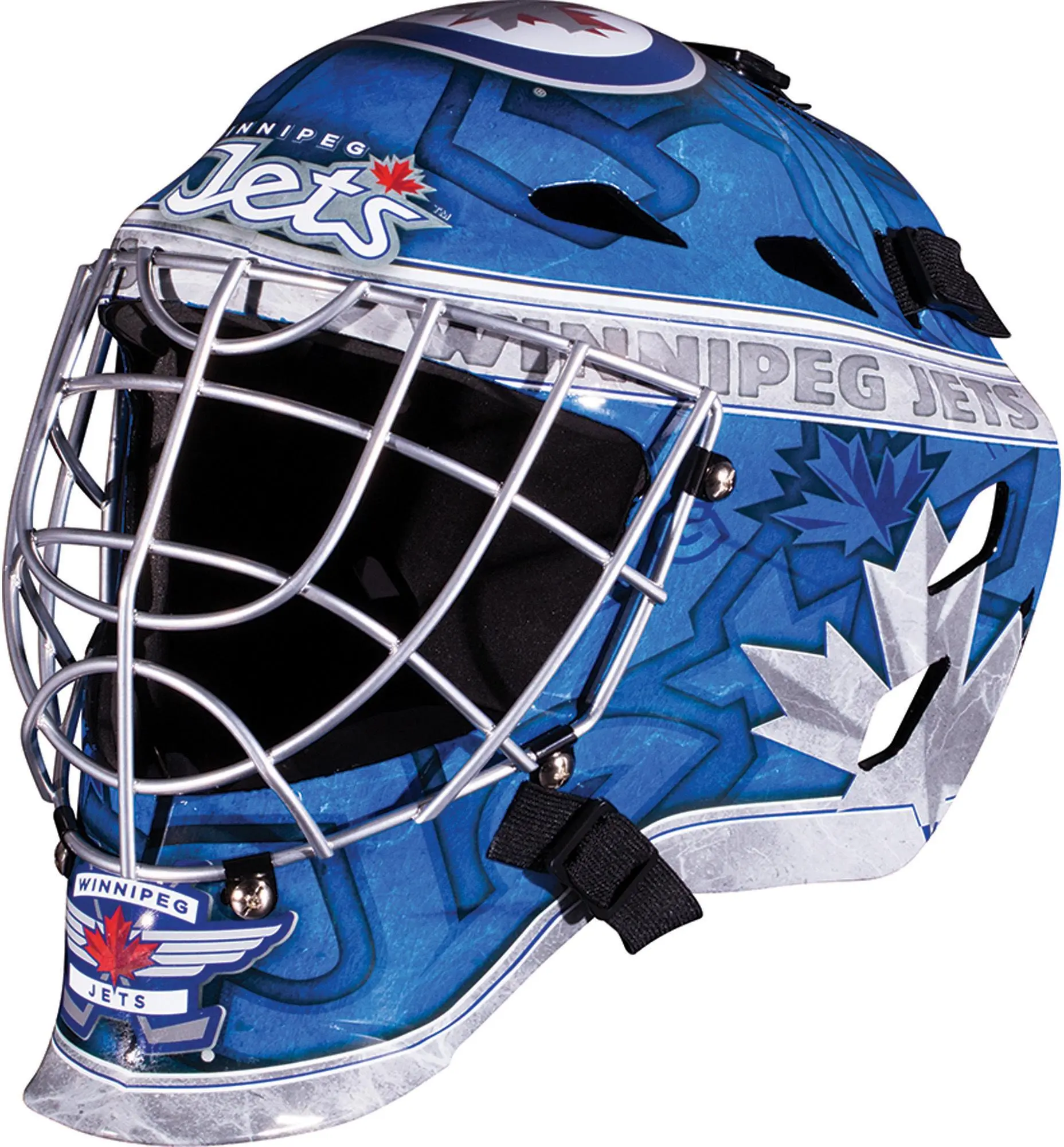 Winnipeg Jets Unsigned Franklin Sports Replica Goalie Mask