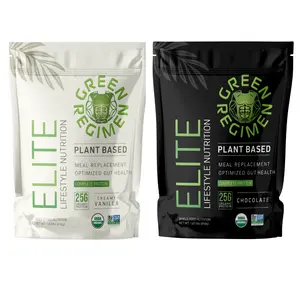 Green Regimen - Organic Plant Based Protein Vanilla & Chocolate Bundle - 40 Servings | Elite Protein by Green Regimen