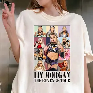 Liv Morgan - The Revenge Tour T-Shirt, Bootleg WWE Shirt, Vintage Retro Music Tour Tee