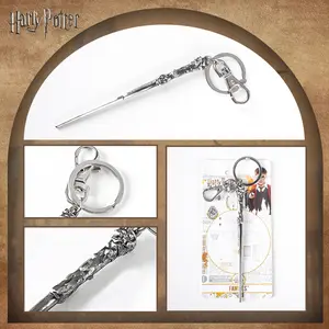 1PC Harry Potter Official Licensed Keychain Keyring Stylish Exquisite Car Keys Backpack Pendant Trendy Arrangement Clothing Accessories Decorations Room Dress Up Accessories Birthday Christmas Gift