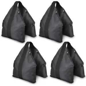 150 LBS Set of 4 Heavy Duty Sandbag Weights,  Canopy Weights Sand Bags for Photography Light Stands, Pop Up Tent, Backdrop Supports, Tripods & Outdoor Equipment, Patio Umbrella