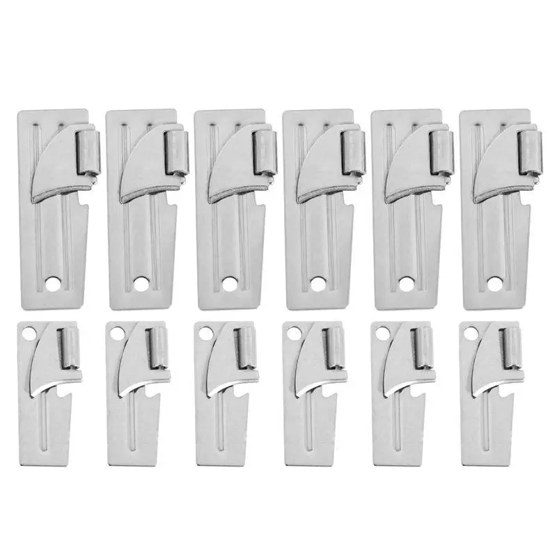 P-38 and P-51 can openers, stainless steel camping can opener, portable can opener for kitchen, travel, and camping