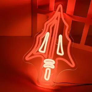 University Neon Sign Florid LED Light Football & Basketball Team Logo Sign for Man Cave Dorm Sports Room Decor College Fans Students - Lighting