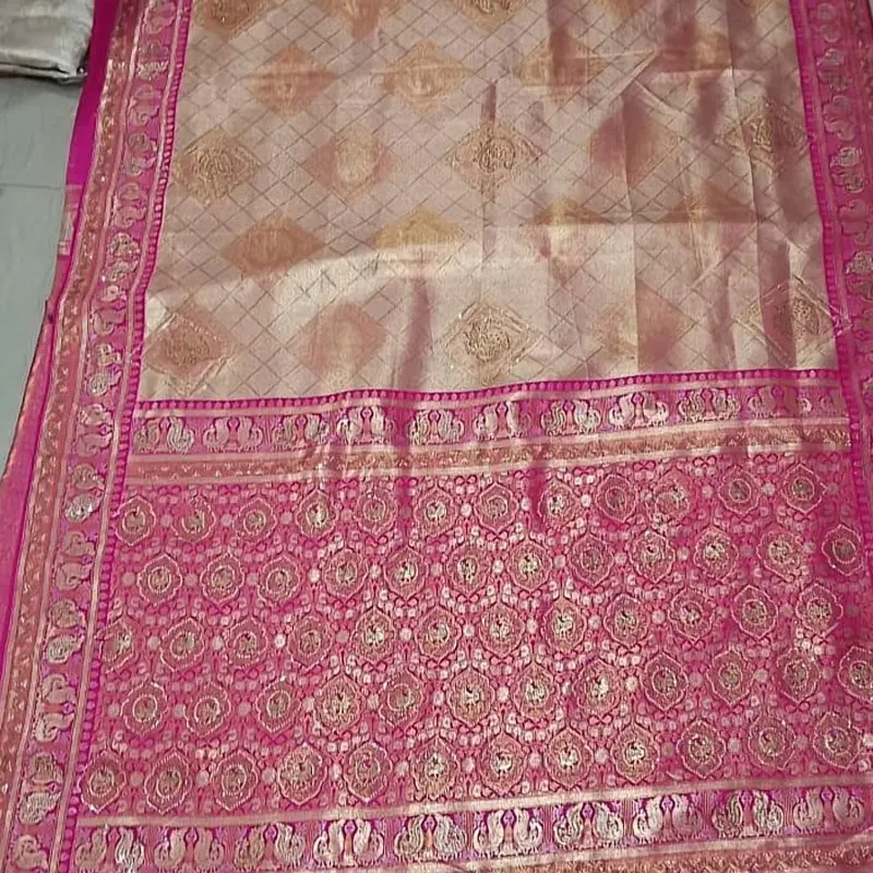 Swaroski Diamond Silk Saree Blouse Size 40-46 with Elegant Design and Swarovski Diamonds