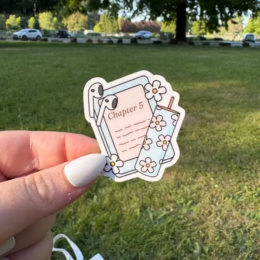 The Perfect Three Kindle Matte Sticker