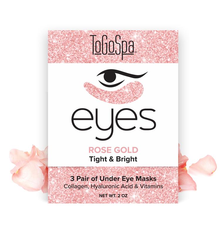 Eyes by ToGoSpa Undereye Collagen Masks With Vitamins Hyaluronic Acid Aloe hydrogel