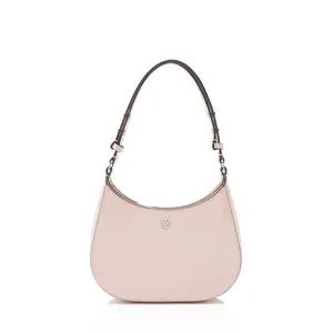 Pre-owned Tory Burch Leather Shoulder Bags Saffiano Emerson Hobo