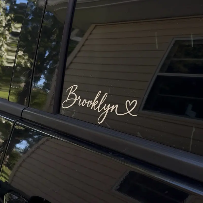 Custom Girlfriend Decals with Heart Custom Girlfriend Decals with Heart