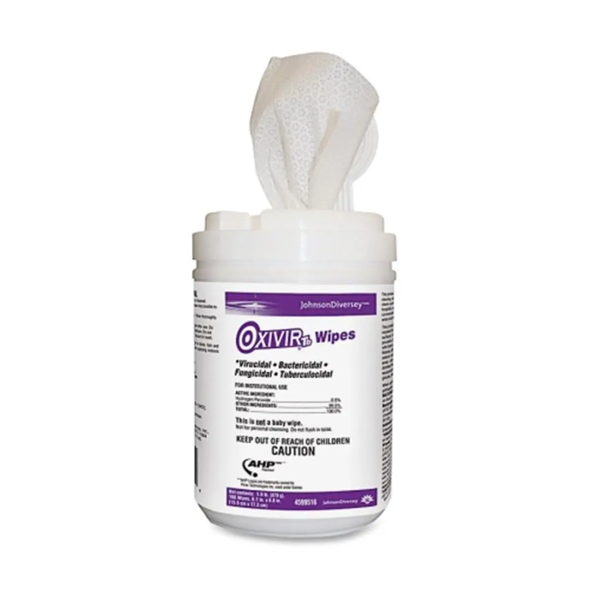 212 MAIN Diversey Disinfectant Wipes, 6x7 in, 160-Count White Cleaner Wipes with Fast Kill, for Household Cleaning