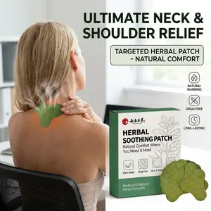 All-Natural Hypoallergenic Herbal Neck Heat Patches, 30-Count Bulk Pack for Long-Lasting Cervical Comfort, Effective Neck Pain Relief Patches Fit Office & Phone Users, Multi-Use Warming Body Patch Soothes Knee, Shoulder