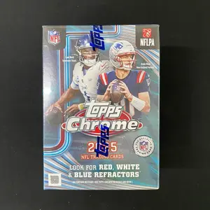 2025 TOPPS CHROME FOOTBALL RETAIL BOX