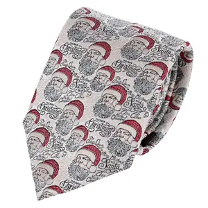 Trafalgar Santa Claus Is Watching Silk Novelty Necktie, Ties