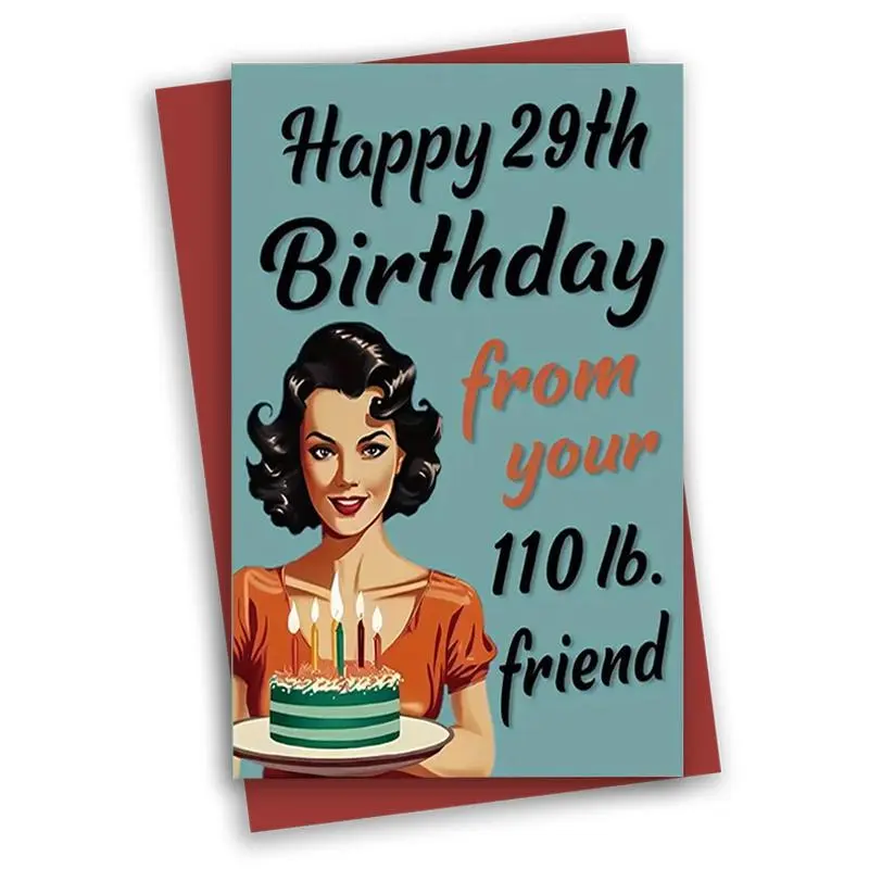 Funny Letter Pattern Birthday Card with Matching Envelope, Birthday Wishes, 1 Count, Creative Greeting Card for Friends, Friendship Card, Stationery, Easter Gifts, Fun Party Cards, Cards Envelopes