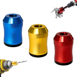 Magnetic Screw Ring for Electric Drill Tools, Screwdriver Bits, Anti-Slip Design, Universal Hex Shank, Strong Magnetic Circle, Detachable Home Repair Tool, Tool Accessories