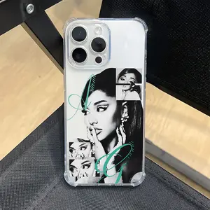 A-Ariana G-Grande Phone Case Suitable for iPhone 17 16e 16 15 14 13 12 11 Mini Pro Max Air X XR XSMAX 8 7 Plus Anti Fall Transparent Soft Back Cover