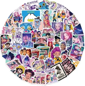 Demon Movie Hunters Huntrix Saja Boys Sticker Derpy Sussy Stickers Waterproof Vinyl Decals Laptop Toy Kid Gifts for Kids Teens Adults Stickers