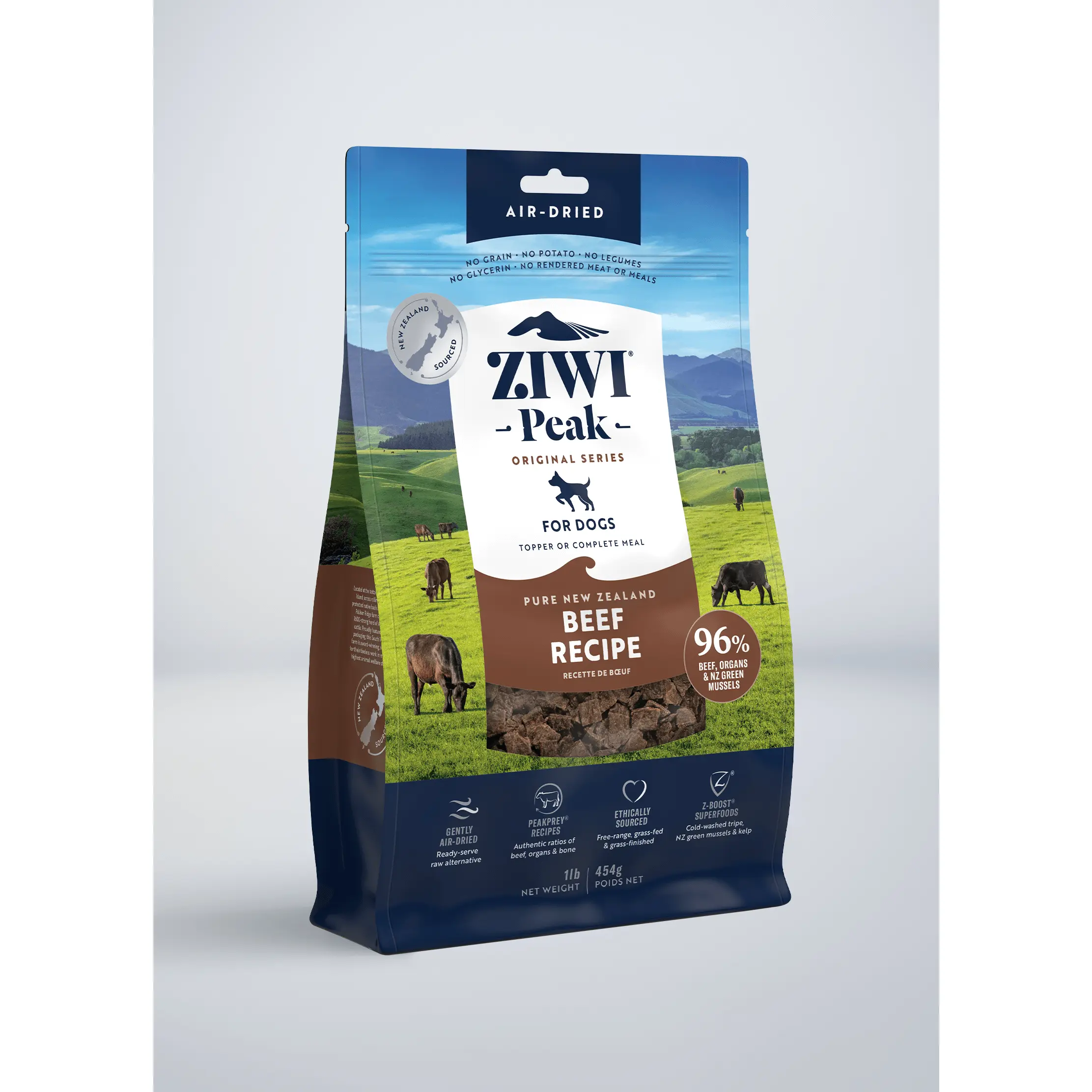 ZIWI Peak Original Air-dried Beef recipe for dogs