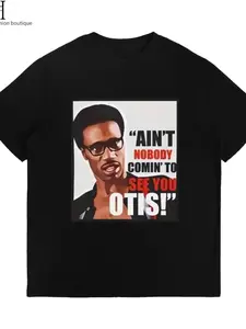 Motown Fan Gift "Ain't Nobody Comin' To See You Otis!" T-Shirt, Vintage Washed Classic Meme Streetwear Tee for Men Women, Men's & Women's Oversized Top,Summer T-shirt,Vintage T-shirt,Graphic T-shirt,Heavyweight T-shirt