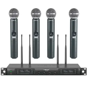 PTU-7000-4H | Quad UHF Wireless Microphone System w/ Auto-Scan