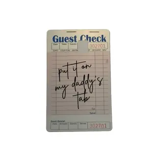 "Put It On My Daddy’s Tab Customizable Adhesive Vinyl Decal, DIY Credit Card Skin Sticker for Scrapbooking & Stamping Projects"