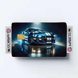 Shelby Gt500 Mustang In Credit Card Skin – Vinyl Sticker Fits Debit Card
