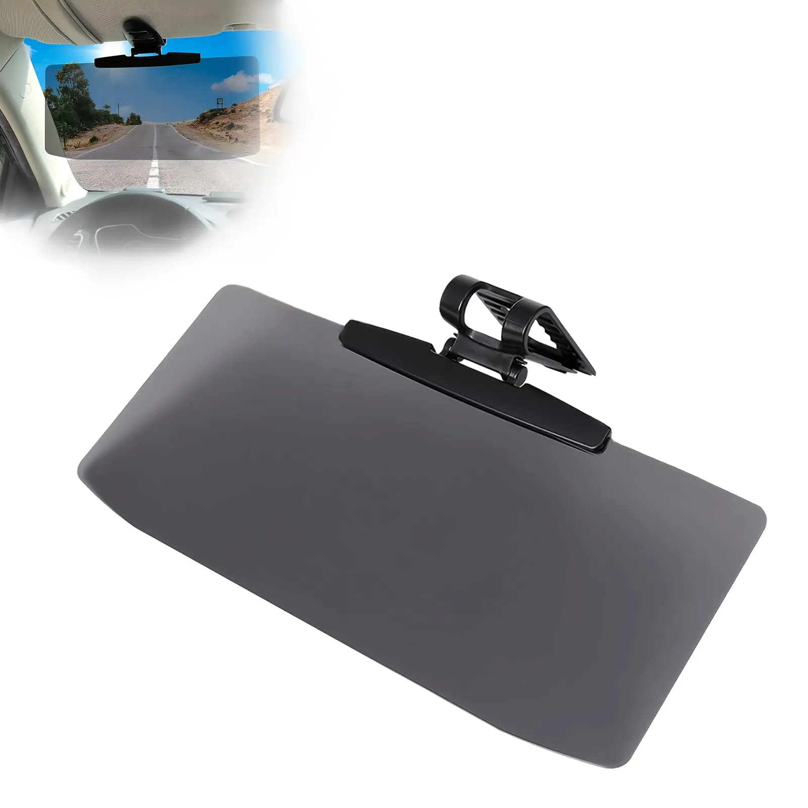 Universal Car Sun Visor Extender, Anti-Glare Polarized Accessory for Cars with Protection, Lens Size for Glare Reduction, Windshield Sunshade for Safe Driving, Summervibes