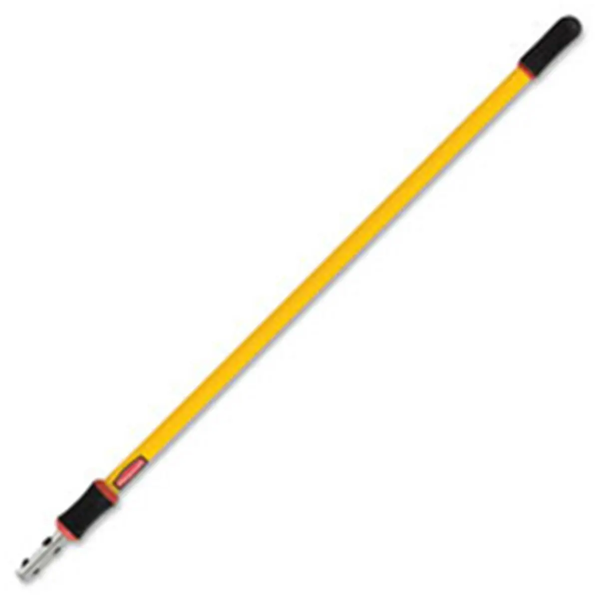Rubbermaid Commercial Products RCPQ76500YL00 Quick Connect Aluminum Straight Extension Pole, 4'-8' Long, Easy to Use, for Cleaning Hard-to-Reach Areas