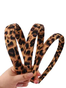 3pcs Leopard Print Headbands for Women & Girls, Comfortable Non-Slip Padded Design, Perfect for Daily Wear & Stylish