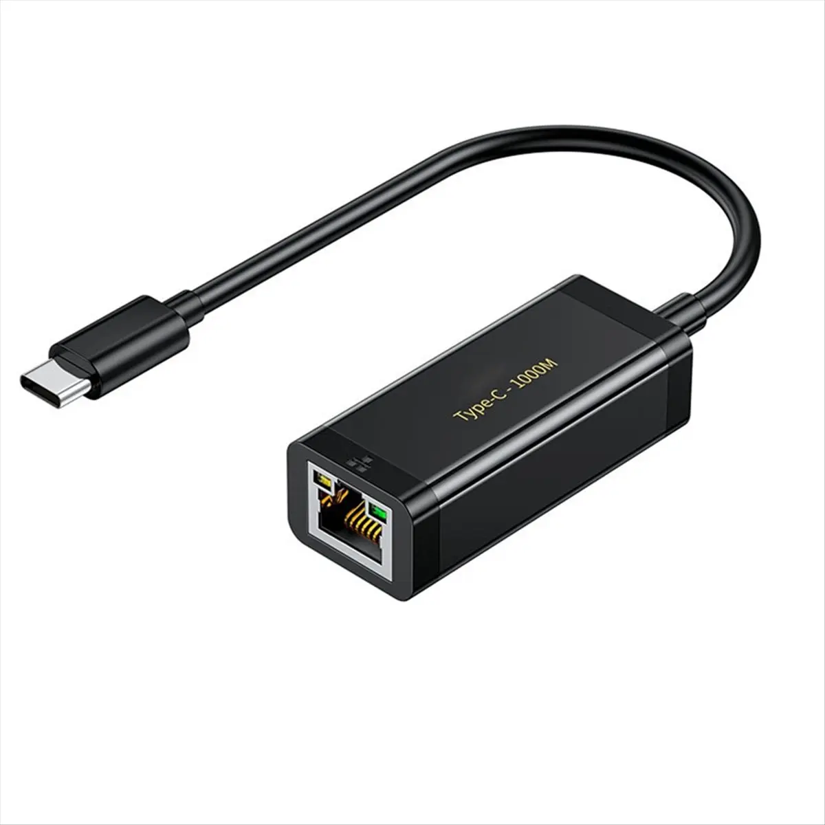 TYPE-C to Gigabit Ethernet Adapter USB-C 1000Mbps Network Card Type-C to RJ45 Network Card Lan for Notebook Driver-Free