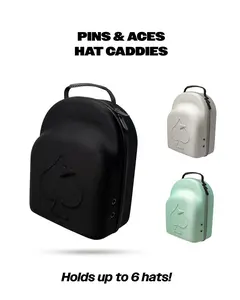 Pins and Aces- Hard shell Hat Caddie