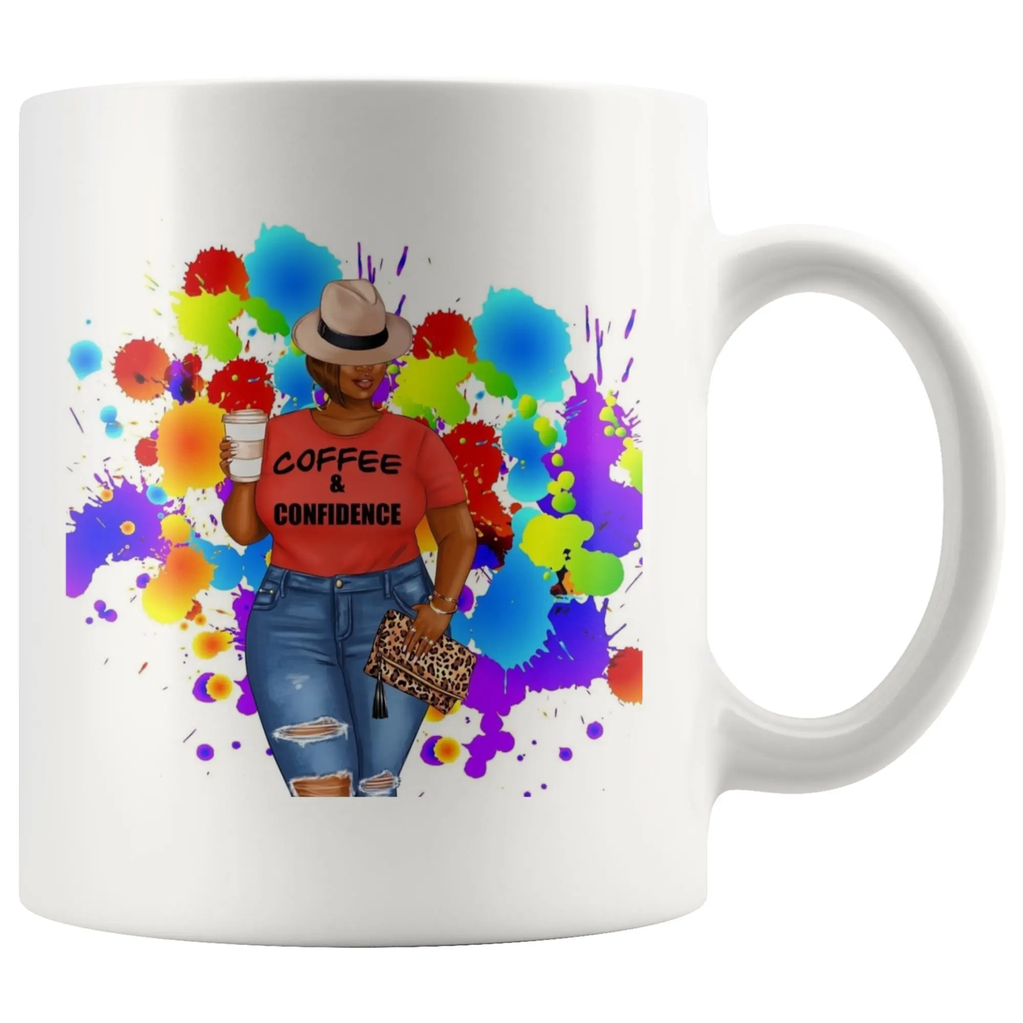 “Coffee and Confidence” Mug