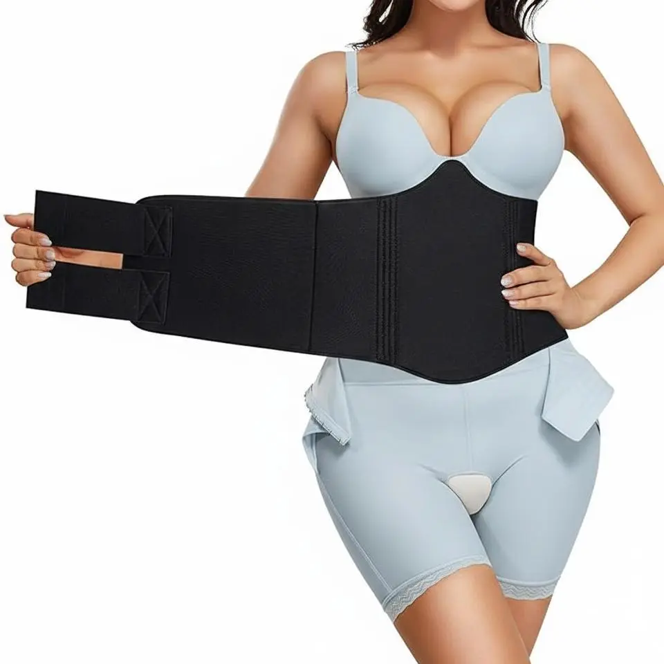 Women's Basic 360° Lipo Foam Ab Board Shapewear - Adjustable, Comfortable, Form-Fitting Belt for Abdominal Compression, Waist Cinching & Belly Wrapping