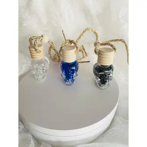 Color Skull Air Car Freshener | Aroma Diffuser Hanger | Pure Scented Car Freshener 1 Unit | Variety of Scents