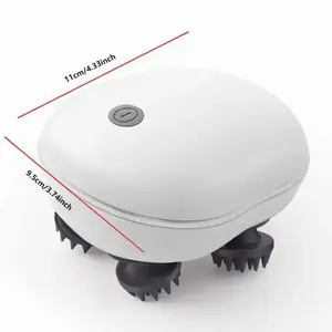 Automatic Electric Head Scalp Massager – Portable Handheld Smart Head Massage Tool for Home & Travel, Relaxation Aid with Deep Kneading & Stress Relief Features