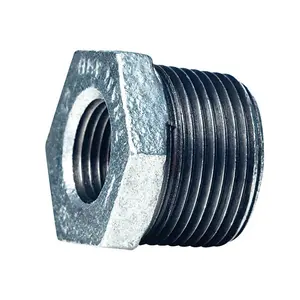 Mueller  2.5 in. MPT x 1.5 in. Dia. FPT Galvanized Malleable Iron Hex Bushing