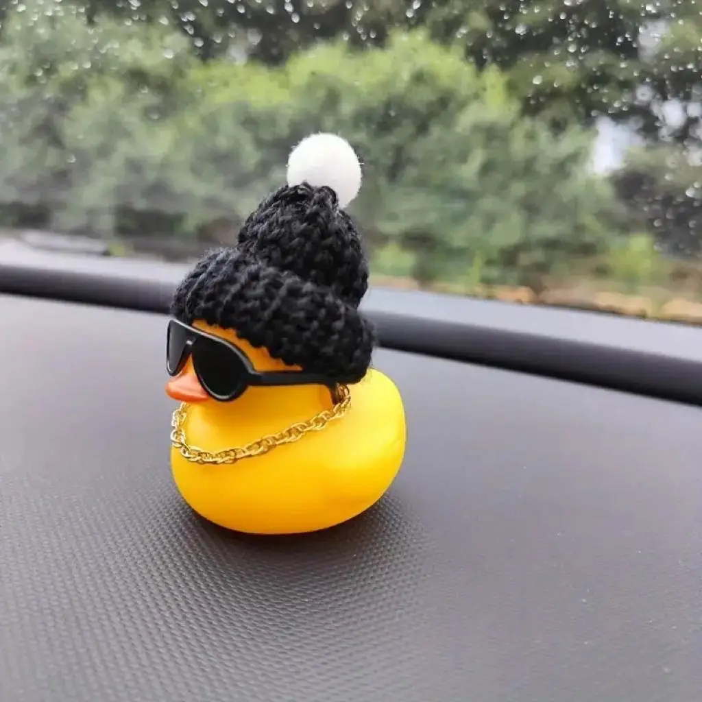 Cartoon Duck Design Car Decoration, 1 Count Cool Duck Design Car Decor Ornament, Car Accessories for Women & Men, Car Stuff, Cute Car Accessories for
