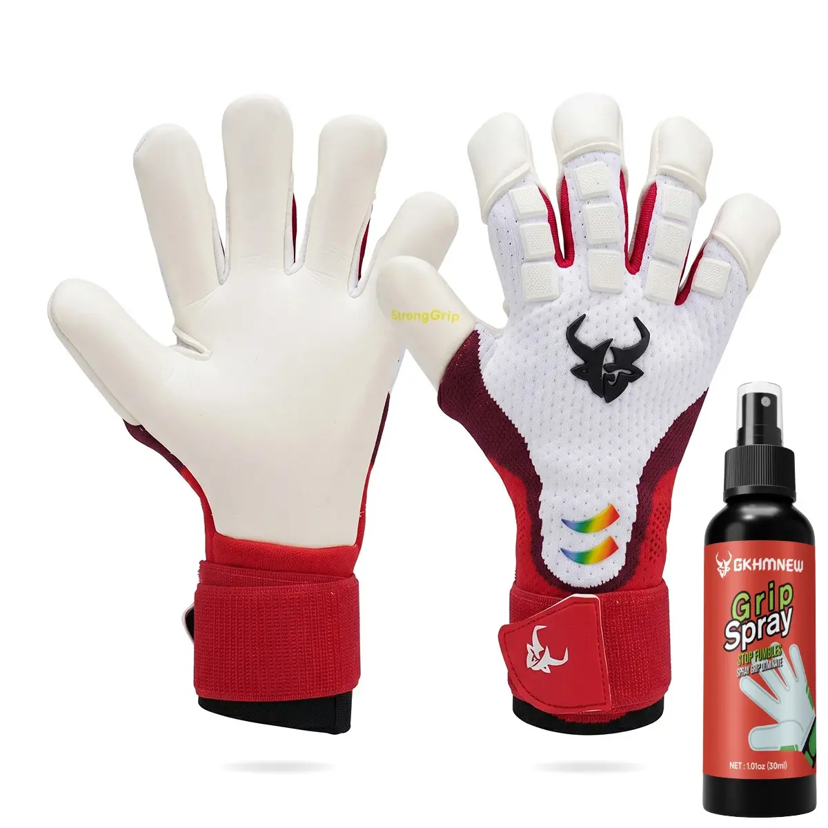 Soccer Goalkeeper Gloves for Youth & Adult, Enhanced Latex Palm Grip, Breathable Knitted Fabric, Suitable for Game & Training, Soccer Equipment