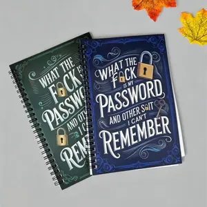 American Retro Funny Password Coil Notebook, Fun Creative Journal, High-Appeal Student Office Notebook, Personalized Gift, Funny Password Book, Retro Coil Journal, Office Reminder Notebook, Creative Gift