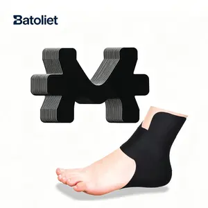10-Pack Precut Kinesiology Tape for Ankle, Original CottonBreathable Elastic Athletic Tape, Pain Relief Minimize AnkleSprain Provides Support and Stability for Ligament and Muscle and a Perfect Mother's Day Gift Choice.