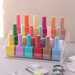 Nail Polish Organizer Clear Acrylic Eyeglasses Display Holder Essential Oil Storage Rack Makeup Stand Tray - 3 Layer Shelf Installation shoe Freestanding Multifunctional Wall-Mounted Adjustable Baseball Cap shell jewelry clothes cabinet bolt ring
